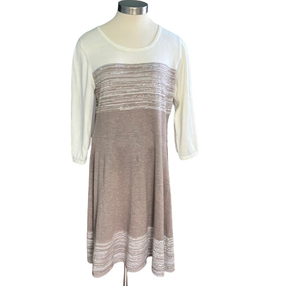 New York & Co neutral sweater dress size large